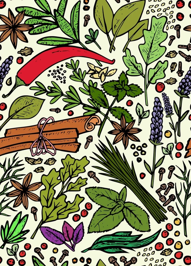 Ayurvedic Product. sandalwood, saffron